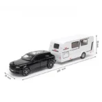 Rolls Royce Cullinan RV Trailer Camping Model Car Alloy Diecast